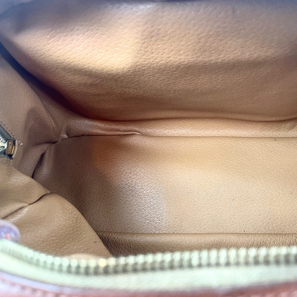 CELINE PARIS STUNNING VTG Macadam Brown Dome Satchel MC99/1 GUC W/COA - Picture 9 of 16